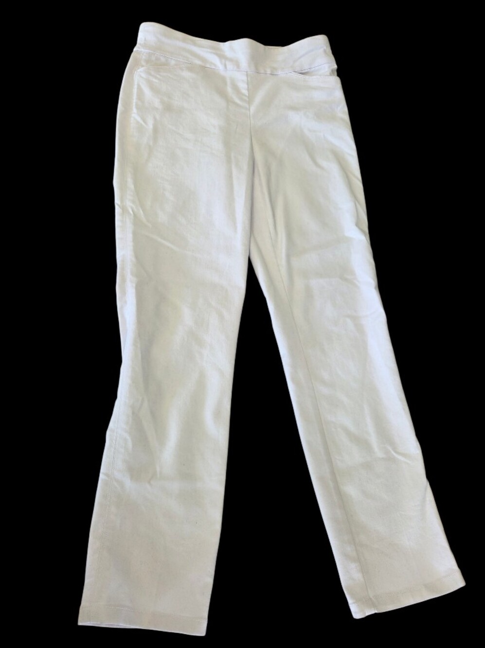 croft & barrow White Straight Leg Pants